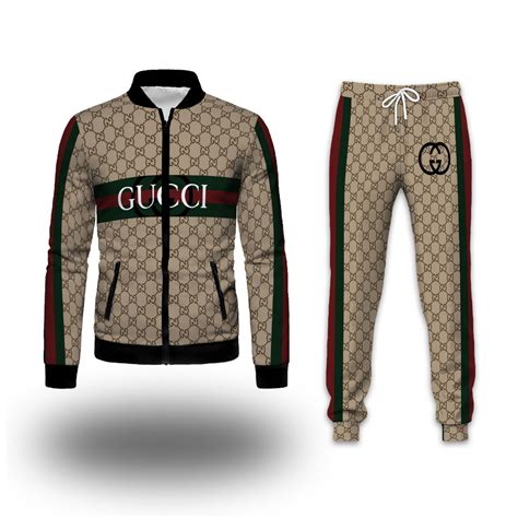 ensemble jogging gucci|gucci tracksuit bottoms for men.